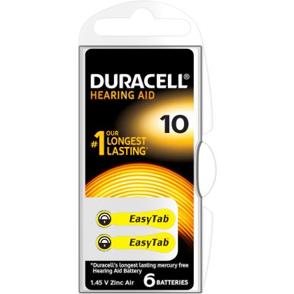 DURACELL  Hörgeräte Batterie Easy Tab