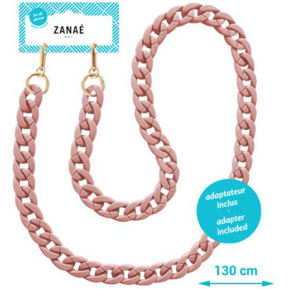 ZANAÉ     Phone Necklace Blush