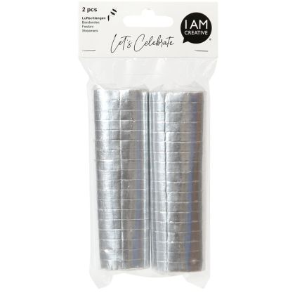 I AM CREA Luftschlange, silber met.