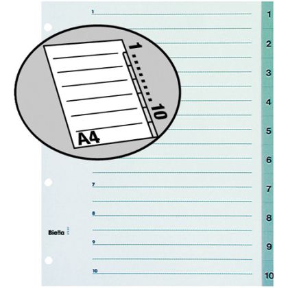 BIELLA    Register PP grau            A4