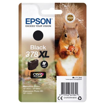 EPSON     Tintenpatrone 378XL    schwarz