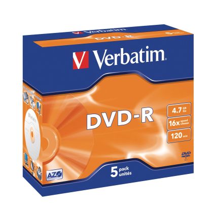 VERBATIM  DVD-R   Jewel            4.7GB