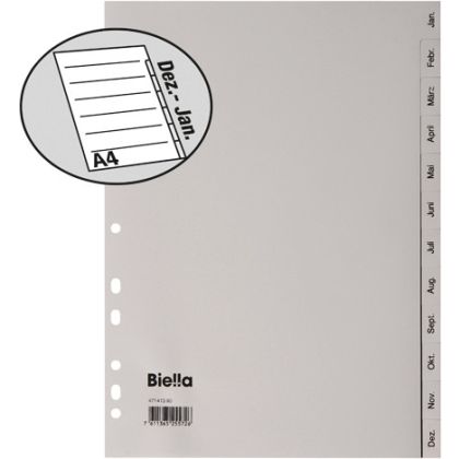 BIELLA    Register PP grau            A4