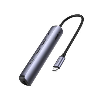 UGREEN    USB-C Hub 5in1, Silver