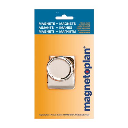 MAGNETOP. Klippmagnet silber