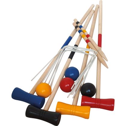 Krocketset im Netz