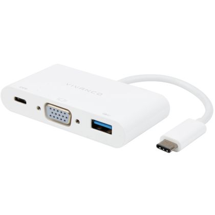 VIVANCO   Adapter USB-C - VGA