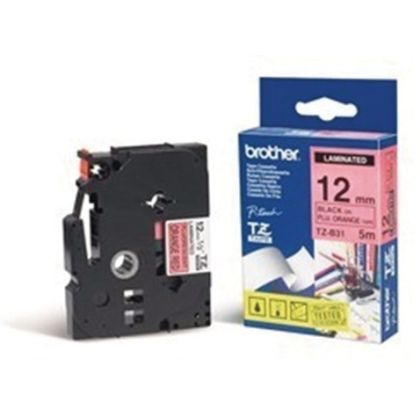 PTOUCH    Band, lam.,fluor. schw./orange