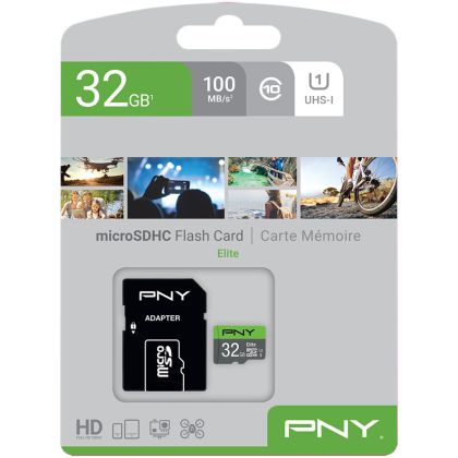 PNY       micro-SDHC Elite          32GB