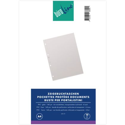 BÜROLINE  Zeigetaschen PVC 140 my     A4