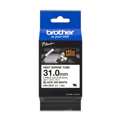 PTOUCH    Heat-Shrink-Tube schwarz/weiss