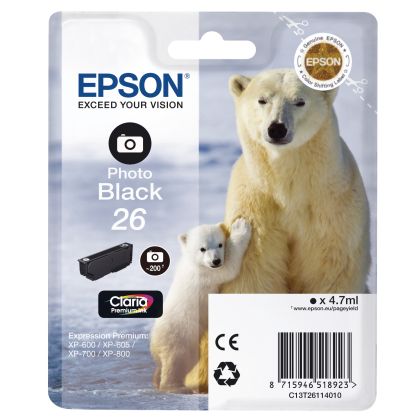 EPSON     Tintenpatrone    photo schwarz