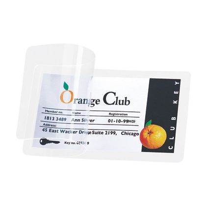 3L        Laminiertasche         54x86mm