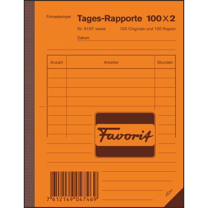 FAVORIT   Tages-Rapport D             A6