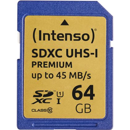INTENSO   SDXC Card PREMIUM         64GB