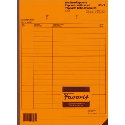FAVORIT   Wochen-Rapport D/F/I        A4