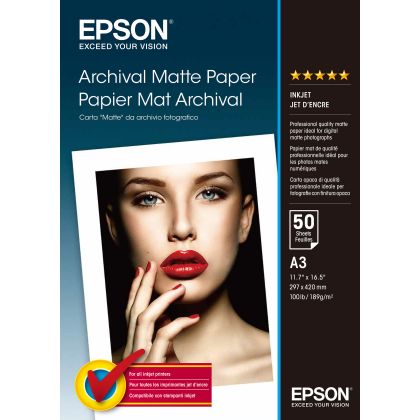 EPSON     Archival Matt Paper         A3