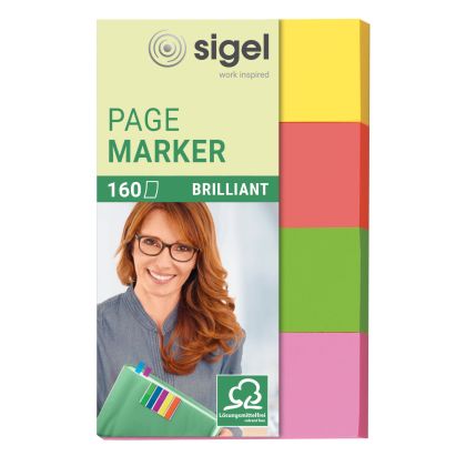 SIGEL     Haftnotizen BRILLANT   20x50mm