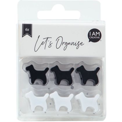 I AM CREA Magnet Hund Let`s Organize