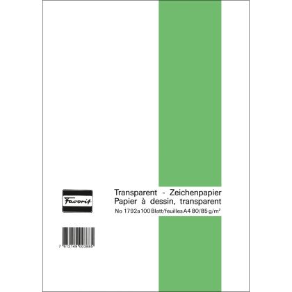 FAVORIT   Transparentpapier           A4