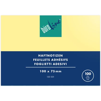 BÜROLINE  Haftnotizen           100x75mm