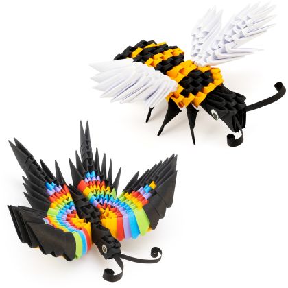 ORIGAMI 3D  Biene Schmetterling