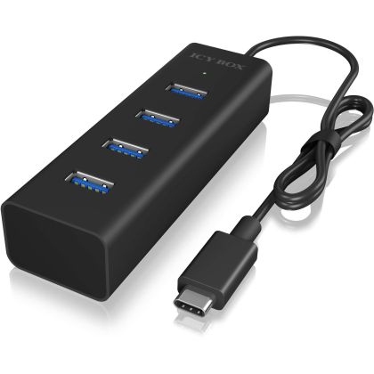 ICY BOX   4 Port Hub Type C      USB 3.0