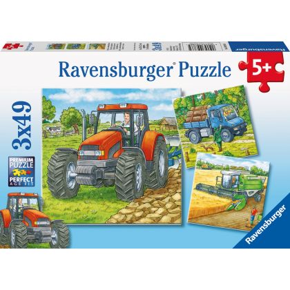 Puzzle Grosse Landmaschinen