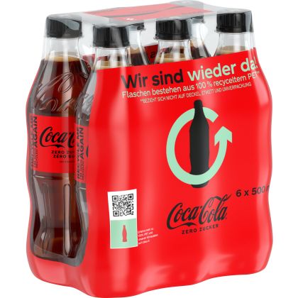 COCA COLA Zero, Pet