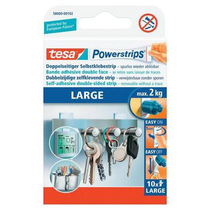 TESA      Powerstrips Large     10 Stück