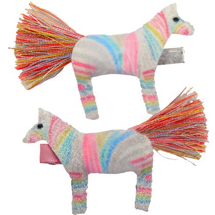 Haarclips Diva Zebra