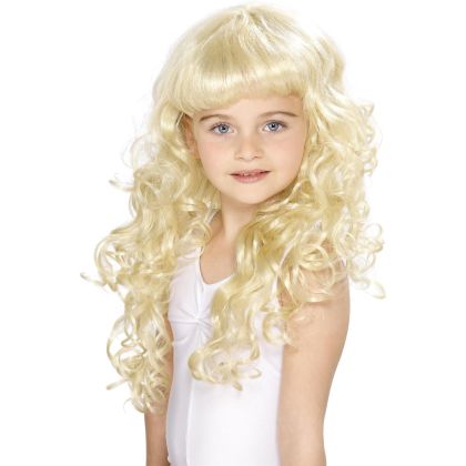 Kinderperücke Locken blond