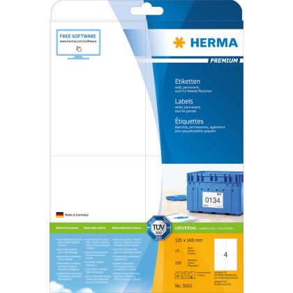 HERMA     Etiketten PREMIUM    105x148mm