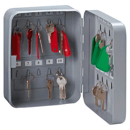 RIEFFEL   Schlüsselkasten VT      silber