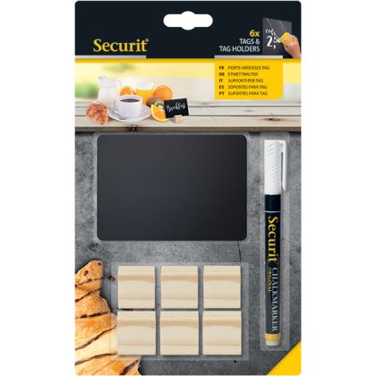 SECURIT   Aufsteller Wood             A7
