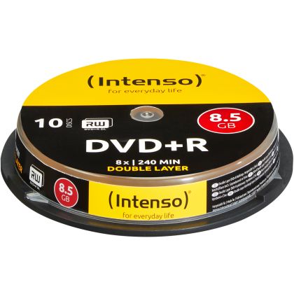 INTENSO   DVD+R    Cake Box        8.5GB