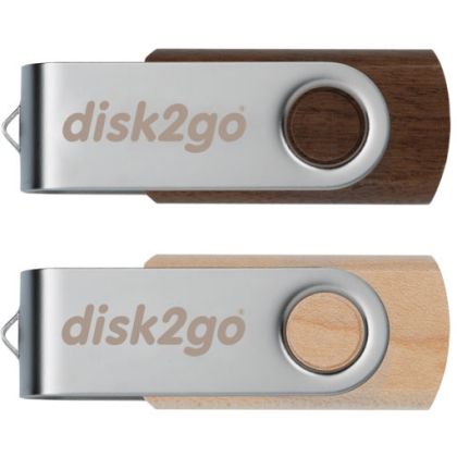 DISK2GO   USB-Stick wood            16GB