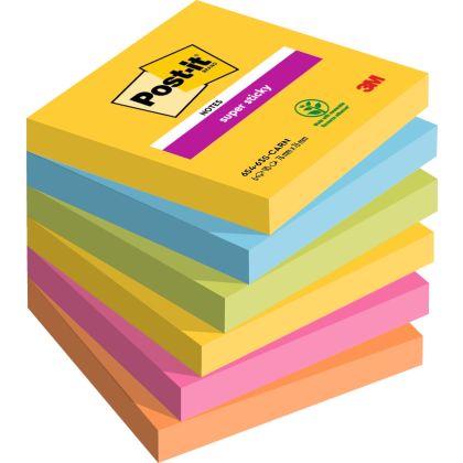POST-IT   Block Super Sticky    Carnival