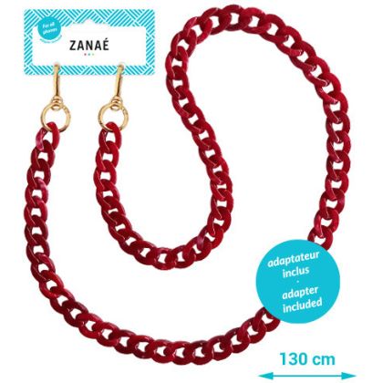 ZANAÉ     Phone Necklace Coral