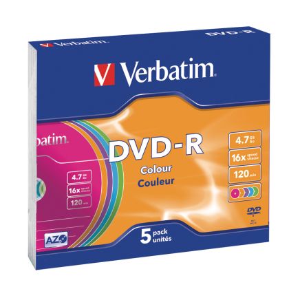 VERBATIM  DVD-R   Slim             4.7GB