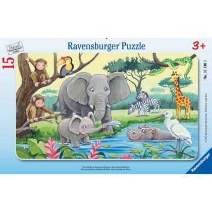 Puzzle Tiere Afrikas
