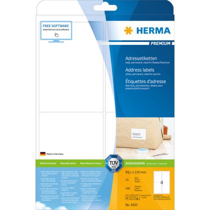 HERMA     Etiketten Premium   99.1x139mm