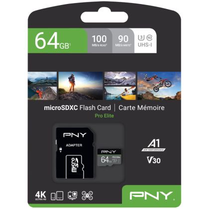 PNY       micro-SDXC Pro Elite      64GB