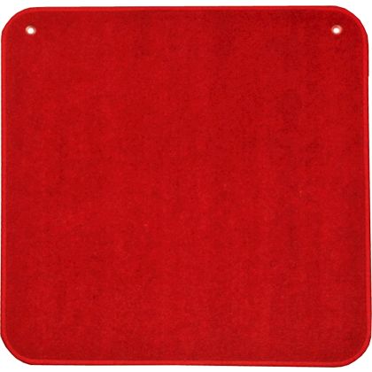 Jassteppich rot uni