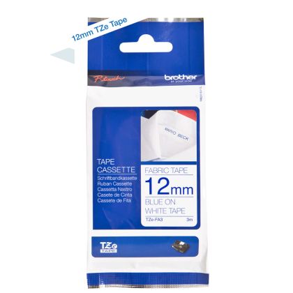 PTOUCH    Textilband          blau/weiss