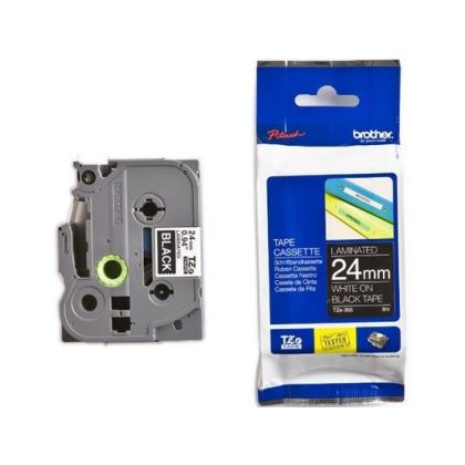 PTOUCH    Band, laminiert  weiss/schwarz