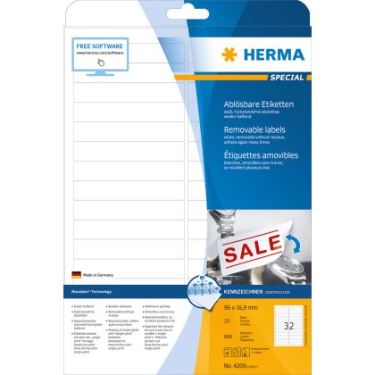 HERMA     Etiketten SPECIAL    96x16.9mm