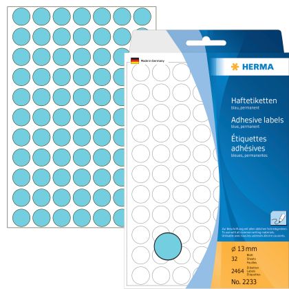 HERMA     Etiketten rund            13mm
