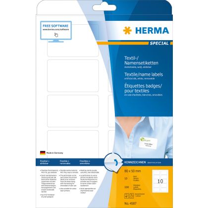 HERMA     Namensetiketten        80x50mm