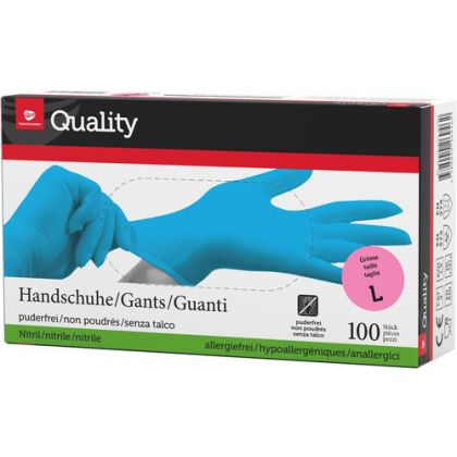QUALITY   Einweghandschuhe Nitril L